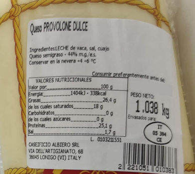 PROVOLONE DOLCE