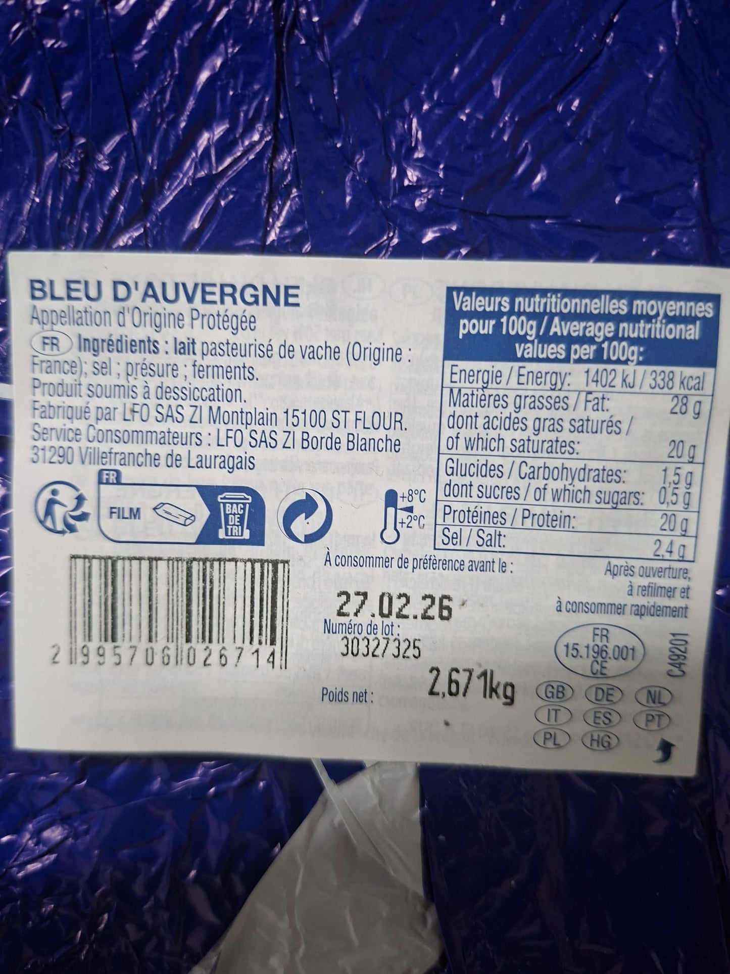 BLEU D'AUVERGNE